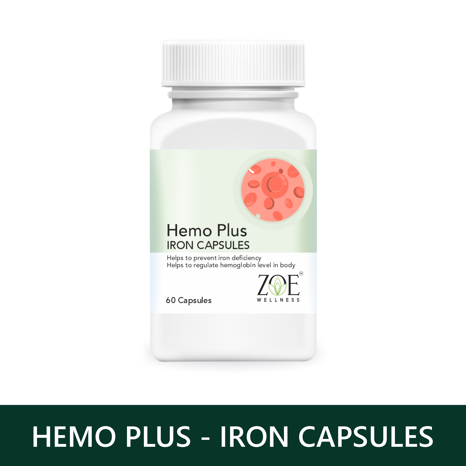 HEMO PLUS IRON (60 CAPSULES)